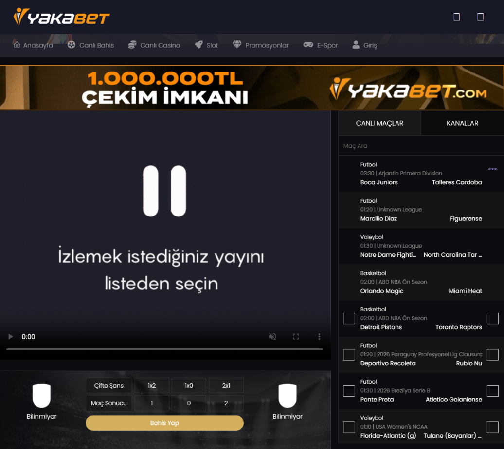 Yakabet TV (Canlı)